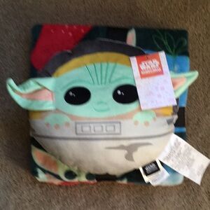 NWT travel blanket and pillow